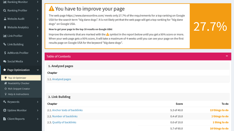 optimize your web page