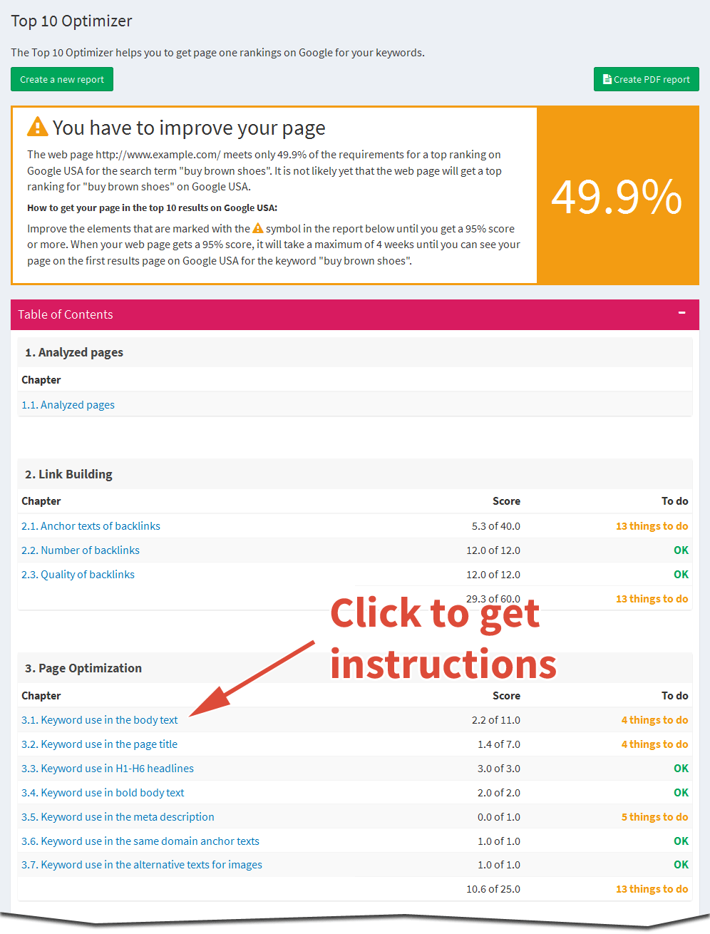 optimize your web pages