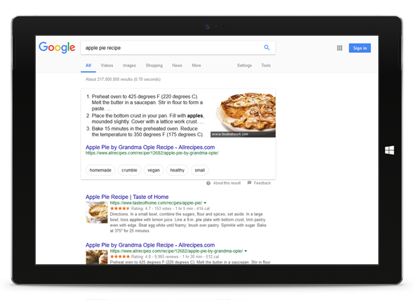 Rich snippets for your website.