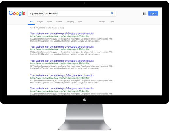 readability is a ranking factor for the search results